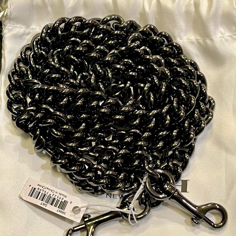 Coach Black Chain Strap - Picture 2 of 5